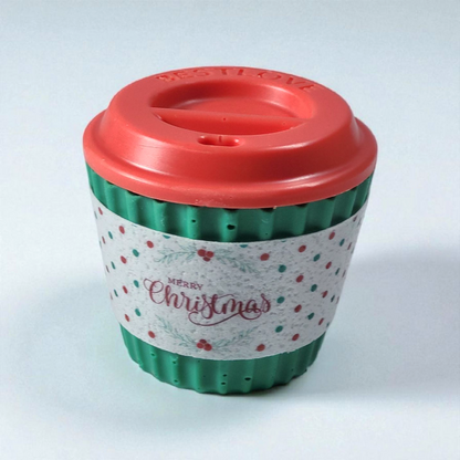 Christmas Coffee Cup Wrap - Merry Christms