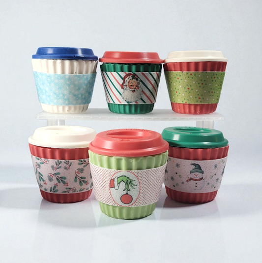 Christmas Coffee Cup Wrap Assortment 1