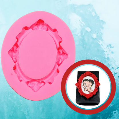 Large Oval Silicone Mold - 1