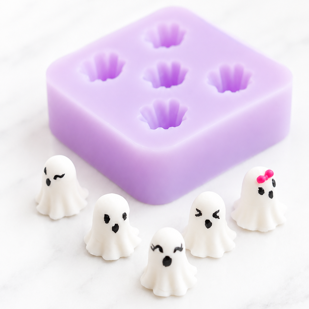 Mini 3D Ghost Silicone Mold