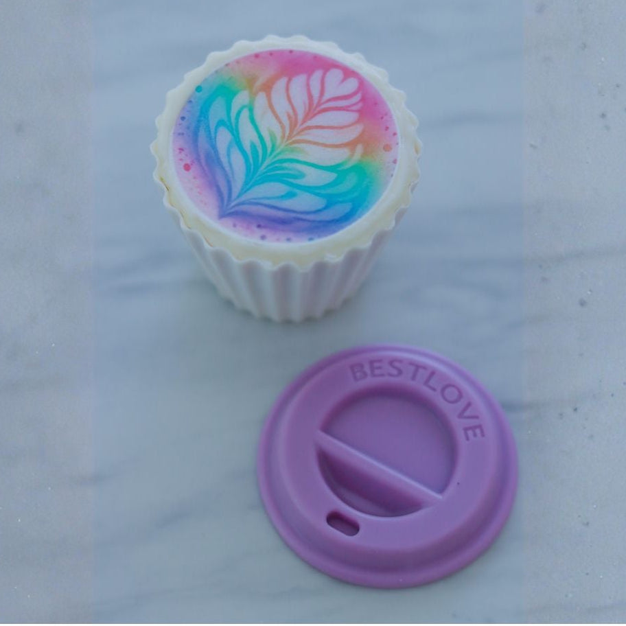 Rainbow Latte Art 1