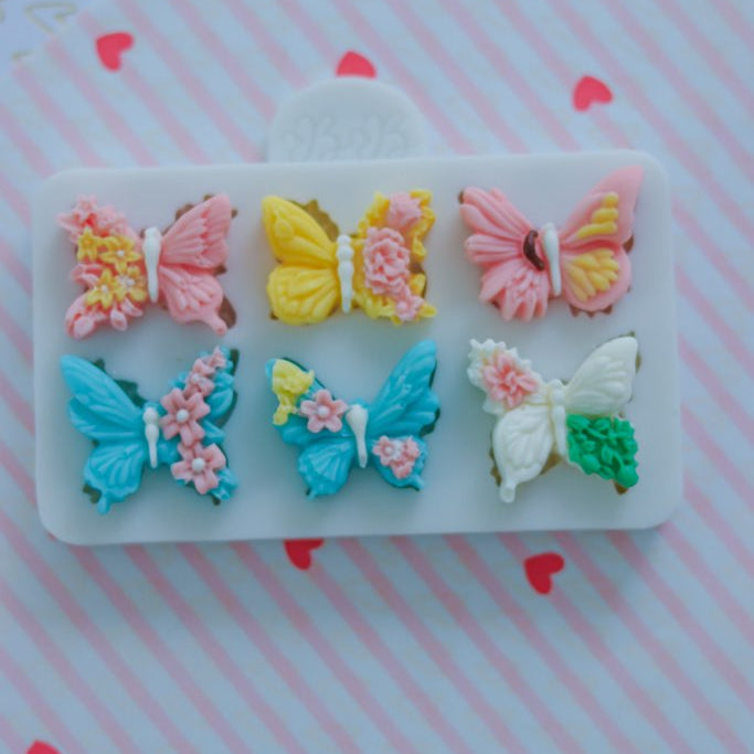 Butterfly Blossoms Silicone Mold  1