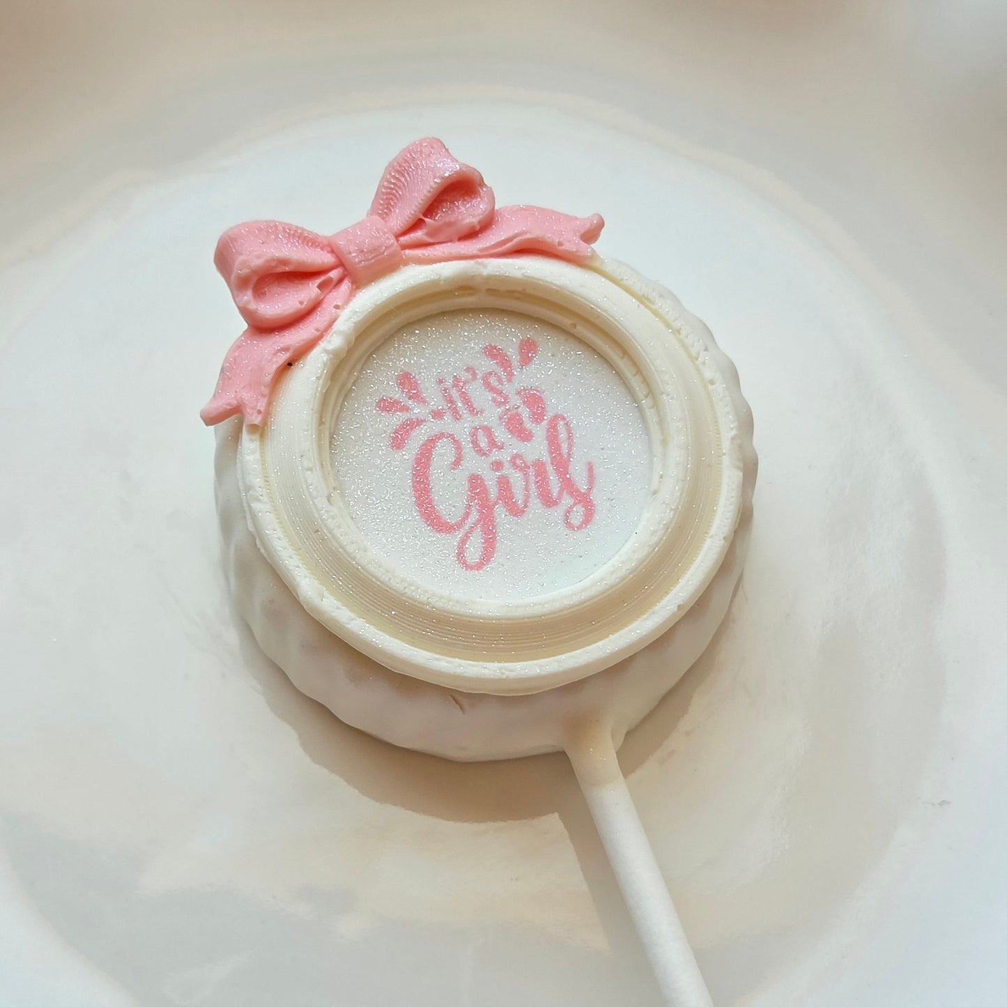 Vintage Round Mold with Bow 2