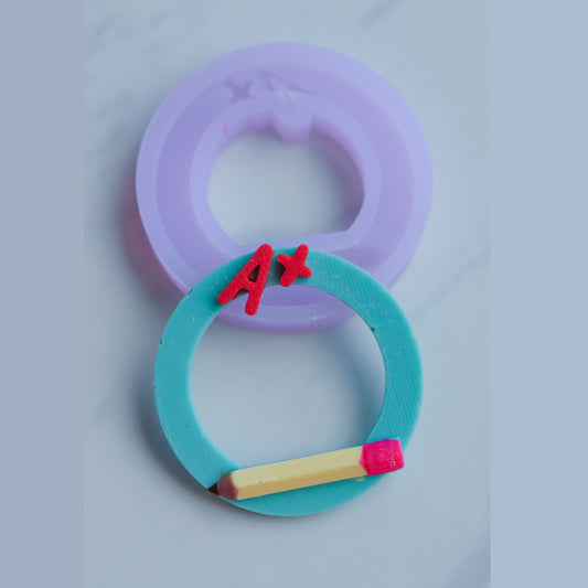 A+ and pencil Silicone Frame 2