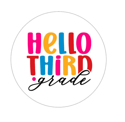 Back to School - Hello Third Grade