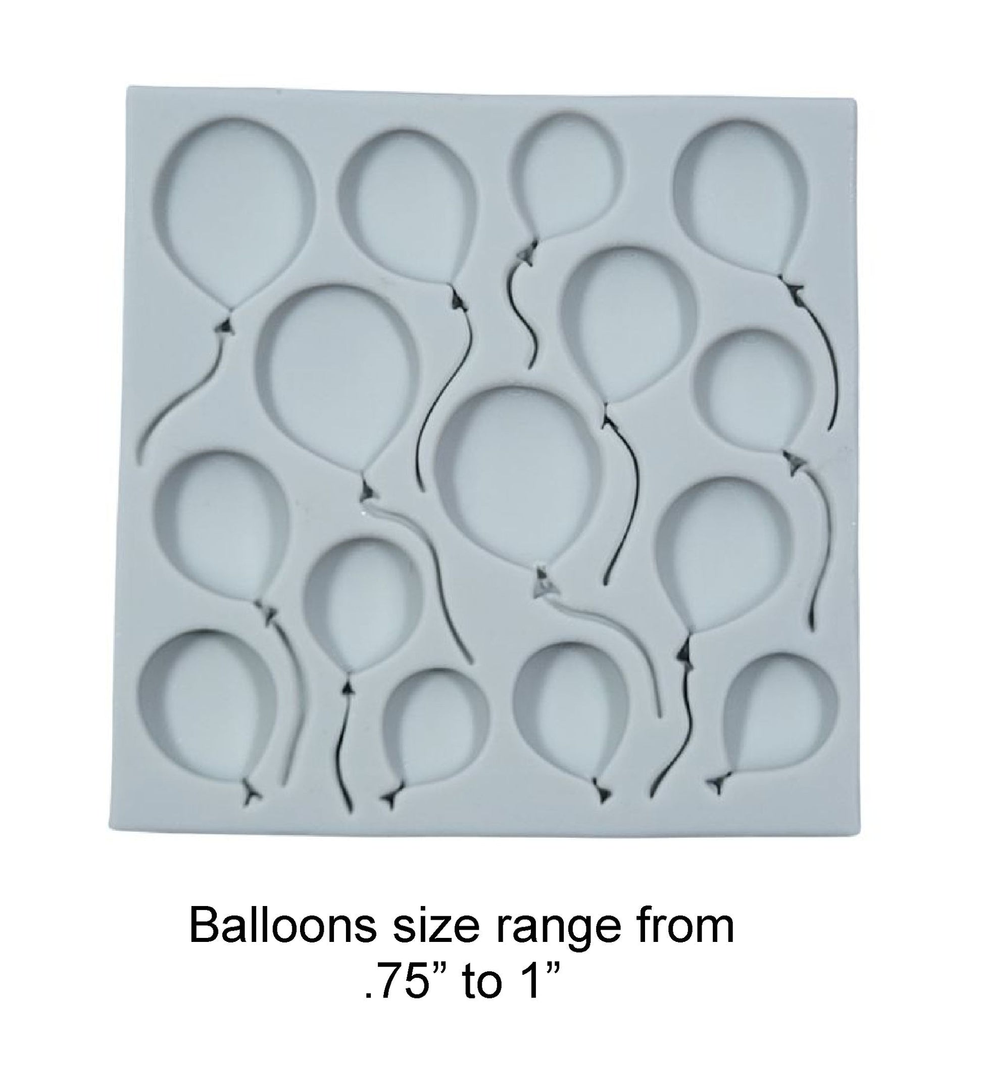 Festive Balloons Silicone Mold - 1