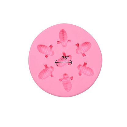 Cute little bees silicone mold - 1