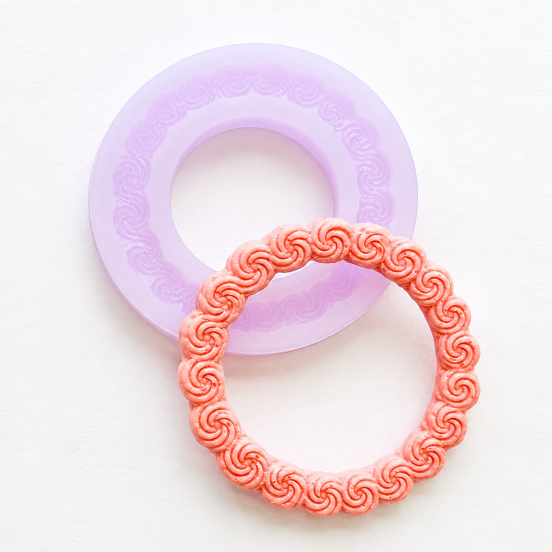 Buttercream Rosette Silicone Mold 1