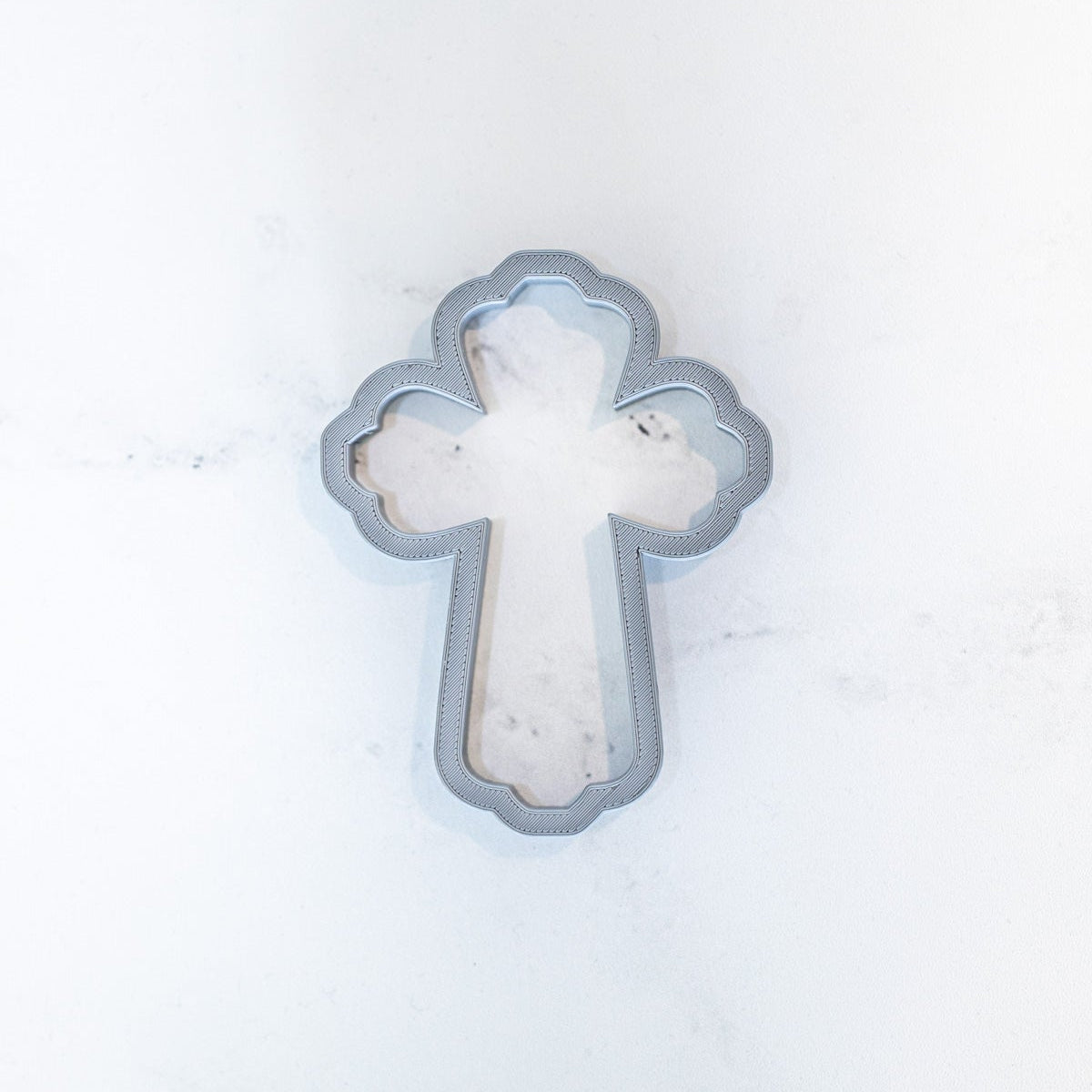 Fancy Cross Cookie Cutter 3D Printed