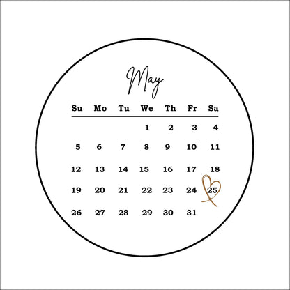 Image of May calendar