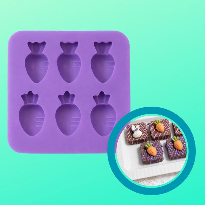 Cute Carrot Silicone Mold