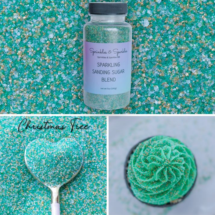 Sparkling Christmas Tree  Sanding Sugar