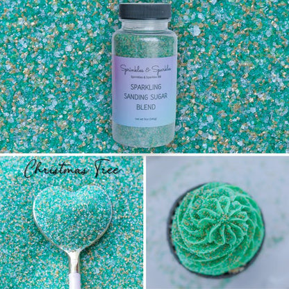 Sparkling Christmas Tree  Sanding Sugar
