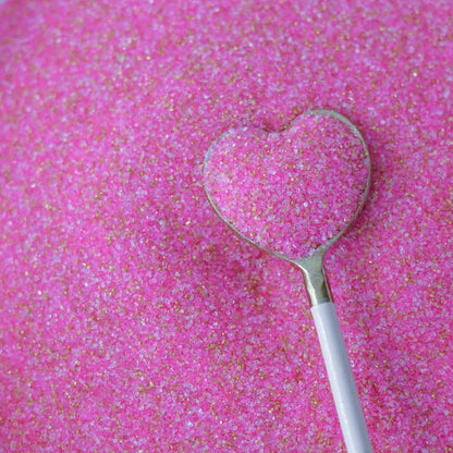 Sparkling Pink Cotton Candy Sandy Sugar