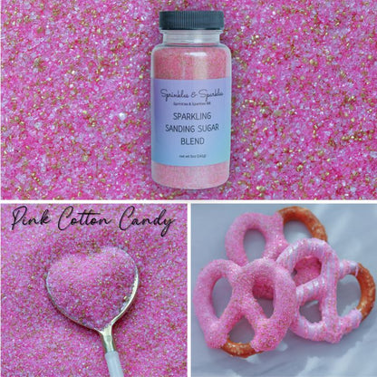 Pink Cotton Candy Sanding Sugar