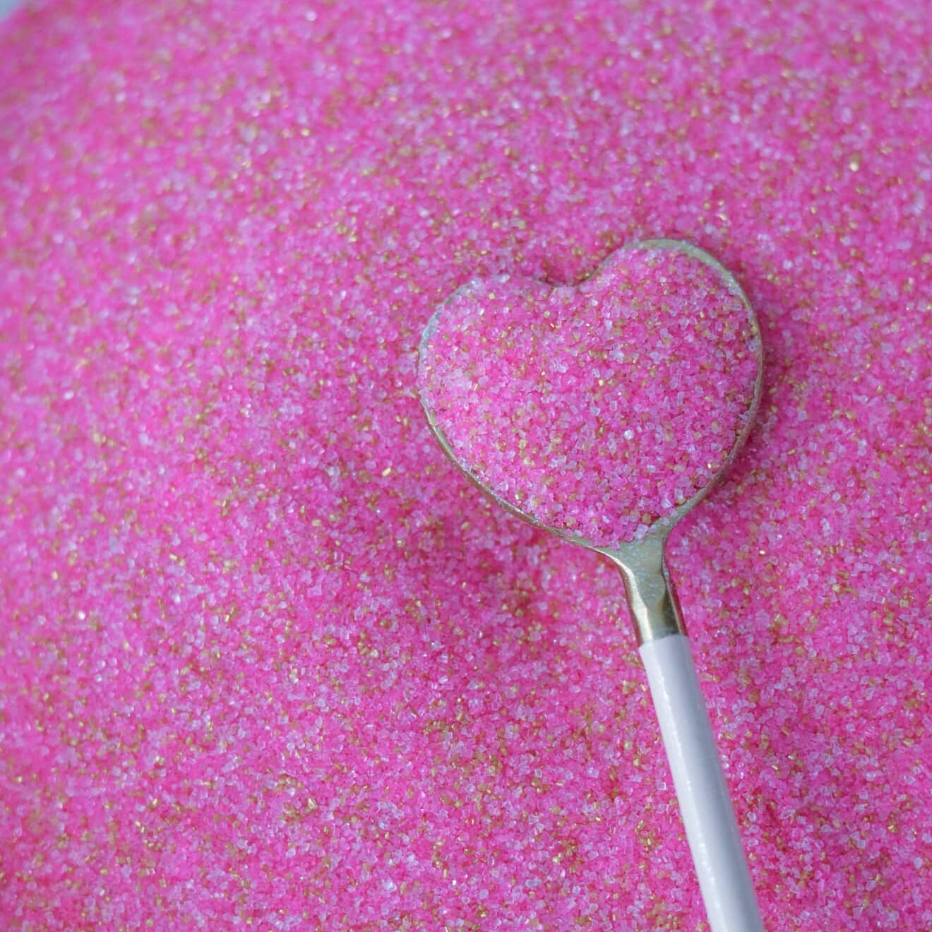 Pink Cotton Candy Sparkling Sanding Suagr
