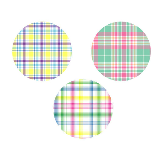 Easter Plaid Edible Image