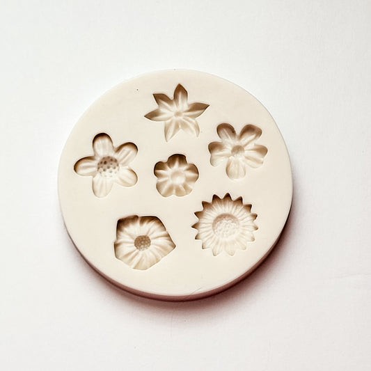 Assorted Flowers Silcone Mold