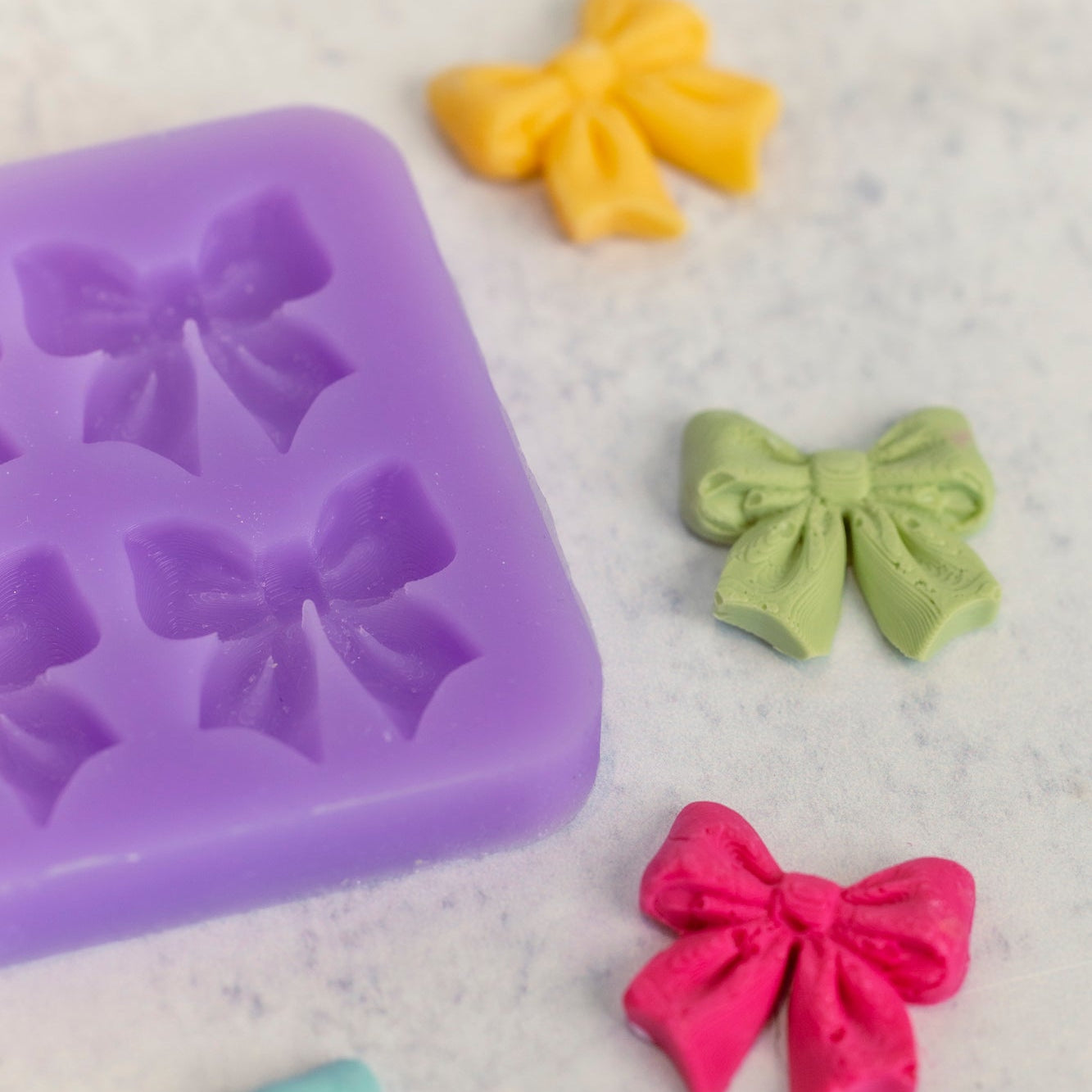 Fluffy Bow Silicone Mold  4