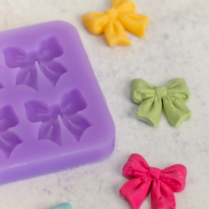Fluffy Bow Silicone Mold  4