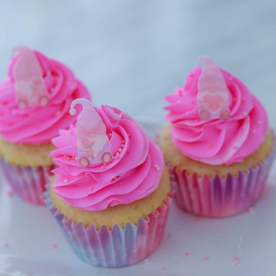 Sprinkles & Sparkles Valentine Gnome Cupcake Toppers 2