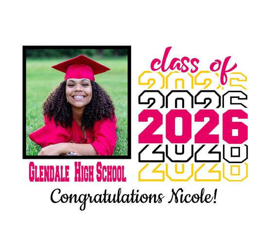 Graduation Edible Image with Photo