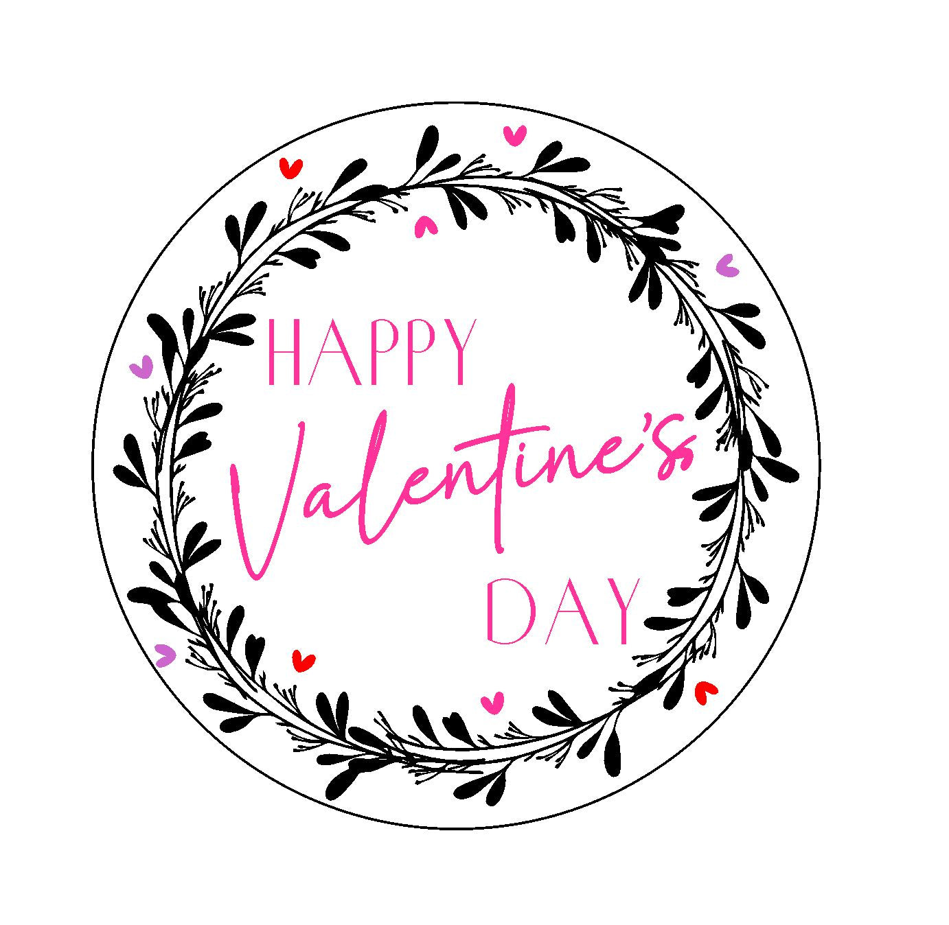 Happy Valentine's Day - Pink