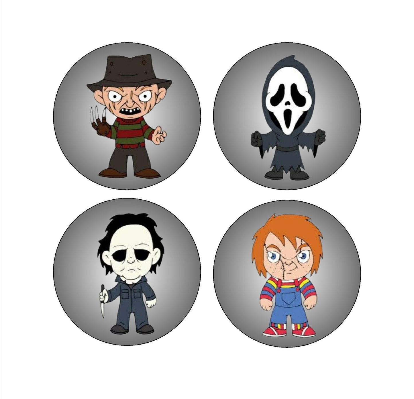 Halloween Edible Images - Horror Movie Characters