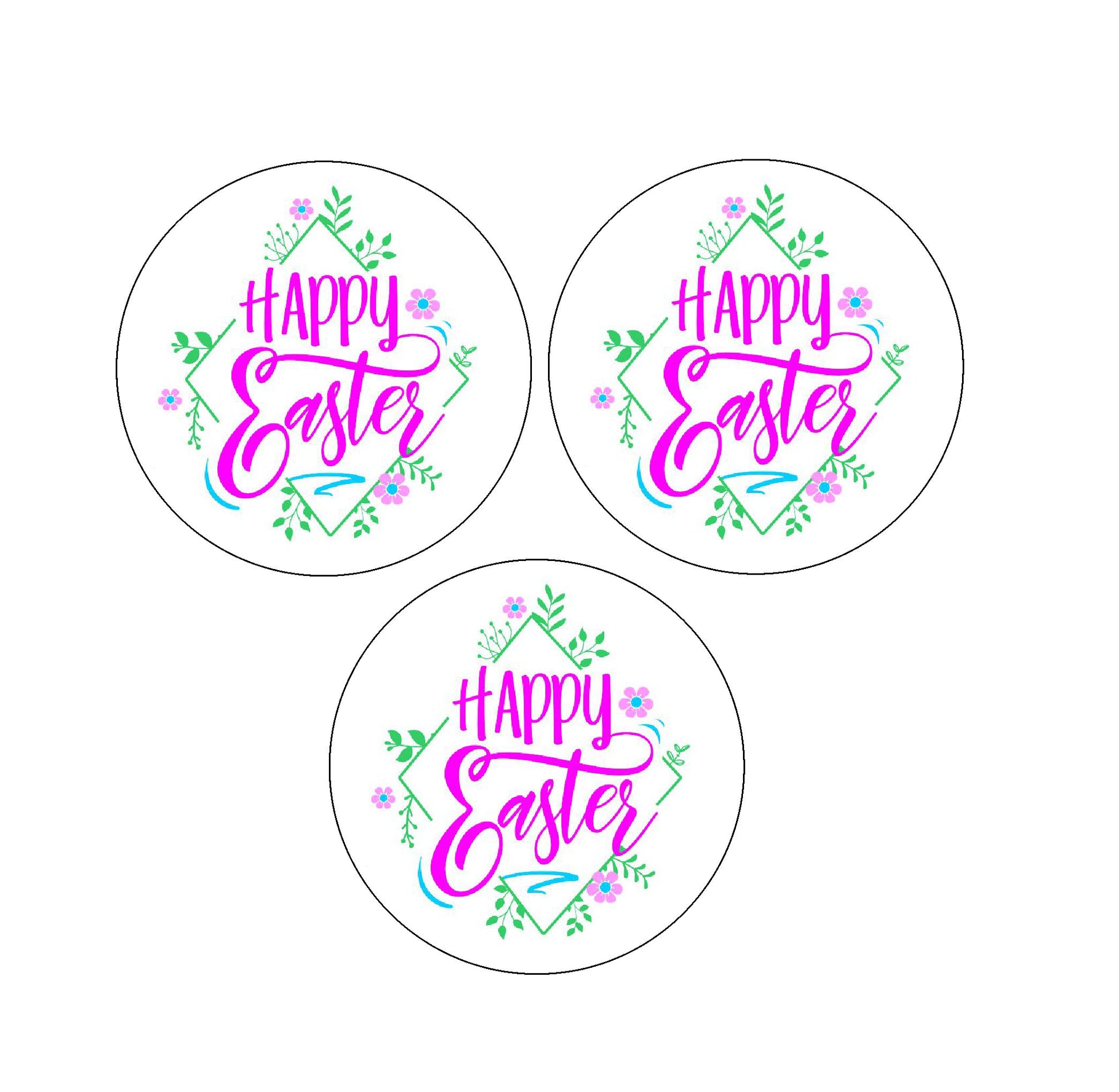 Happy Easter Edible Image 