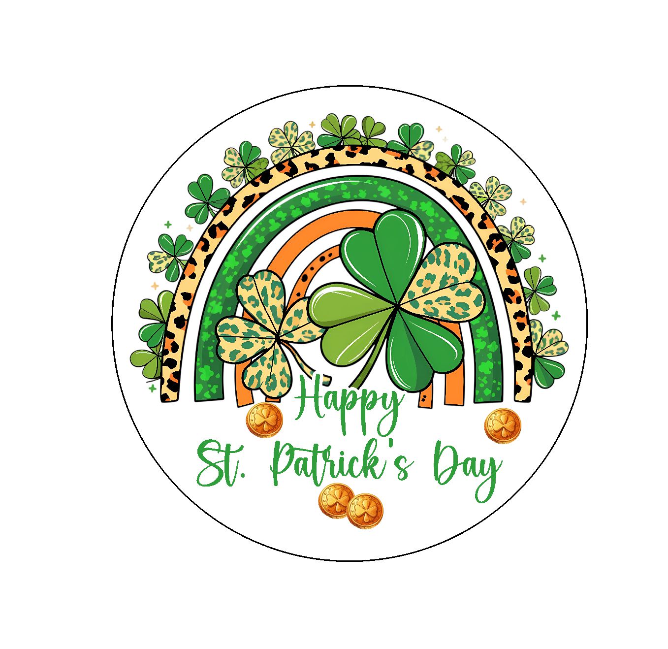 Happy St. Patrick's Day Edible Image 1