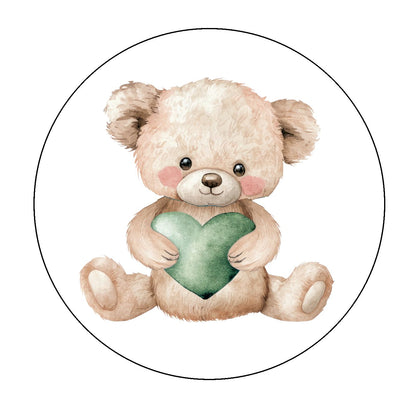 Tiny Jade Teddy Edible Image  2