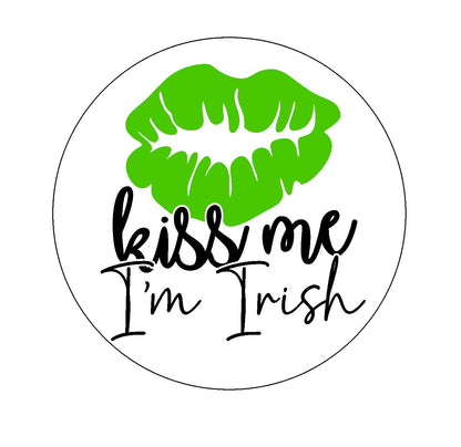 St Patrick's Day - Kiss Me I'm Irish Edible Image 1