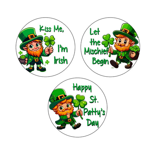 Irish Leprechauns Edible Images - Assorted