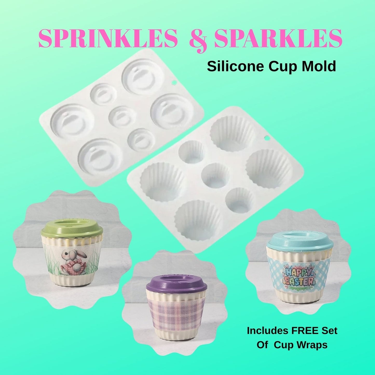 Silicone Cup Mold - Easter Edition