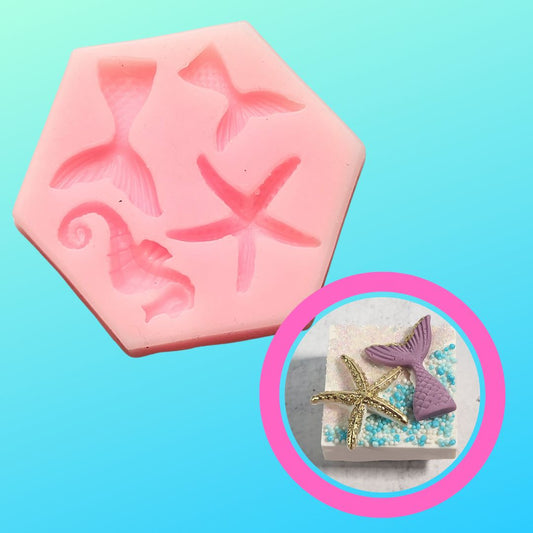 Ocean Theme Silicone Mold 1