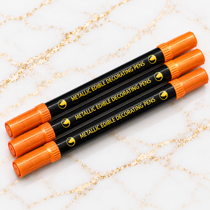 Metallic Edible Ink Markers - Orange