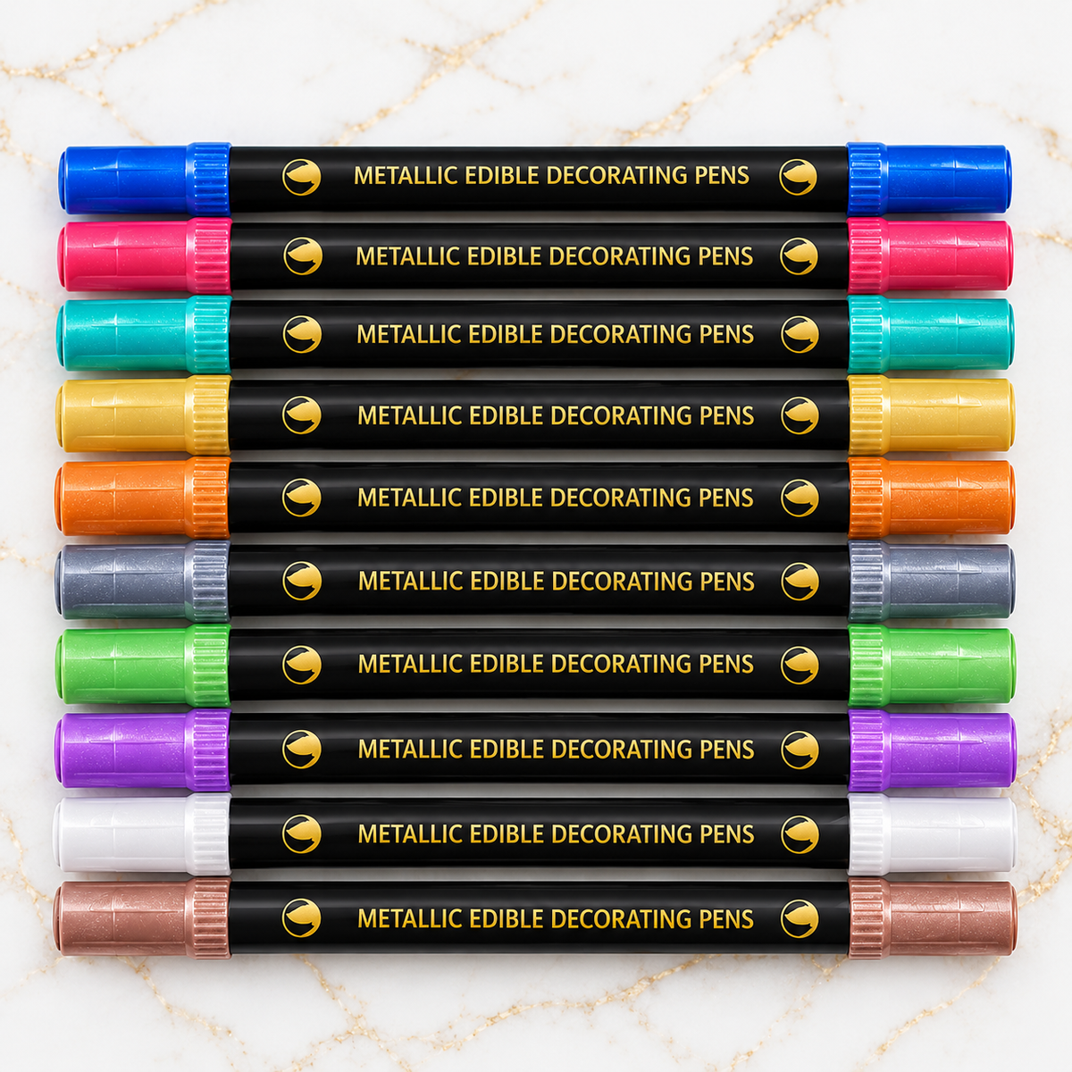 Metallic Edible Ink Markers - Full Set