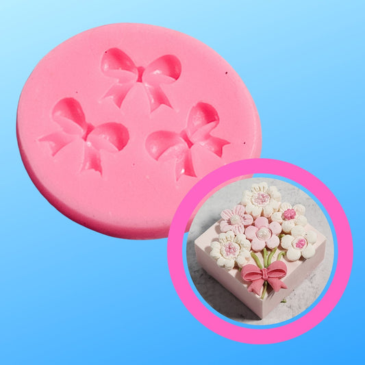 Mini Bow Silicone Mold 1