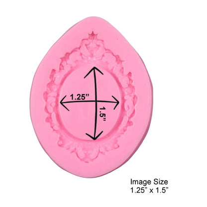 Large Ovale Silicone Frame Mold - 1