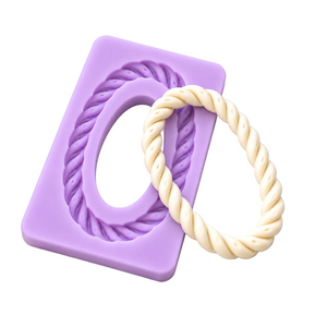 Oval Rope Silicone Mold 