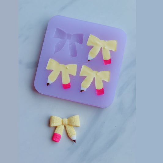 Pencil Bow Silicone Mold 5