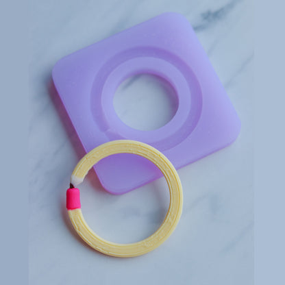 Pencil Circle Silicone Mold Frame 1