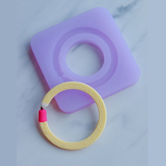 Pencil Circle Silicone Mold Frame 1