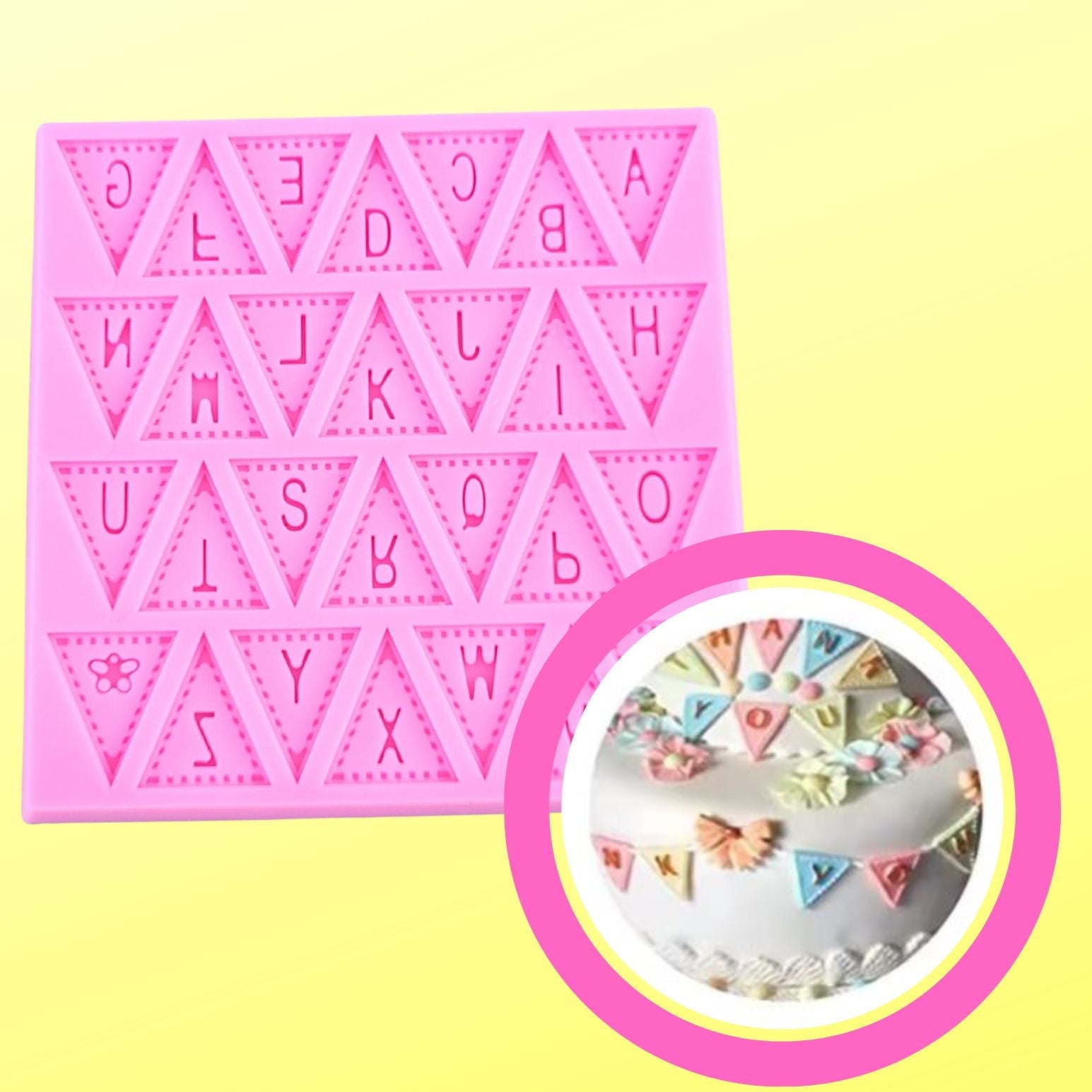 Pennant Silicone Mold 1
