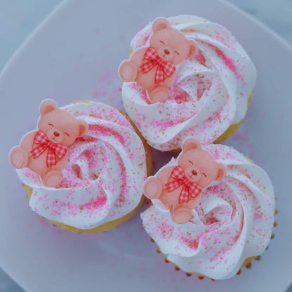 Sprinkles & Sparkles Teddy Bear Cupcake Toppers 1