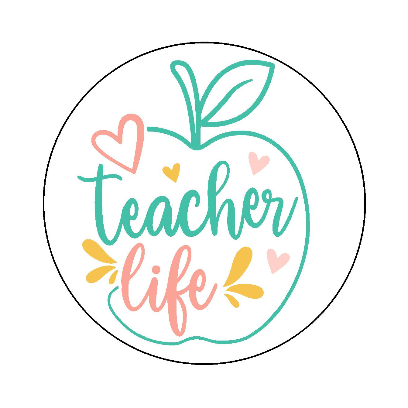 Teacher Life Edible Image 4