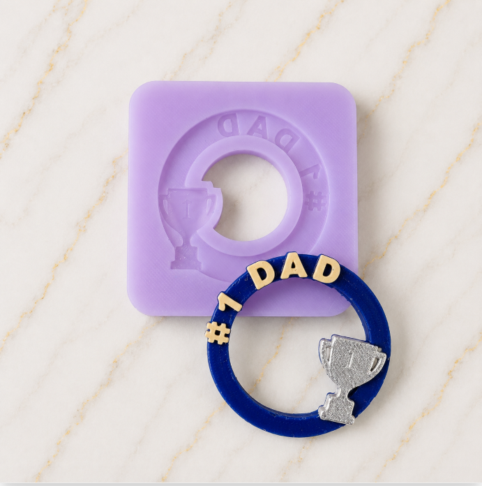 Trophy Dad Silicone Mold 1