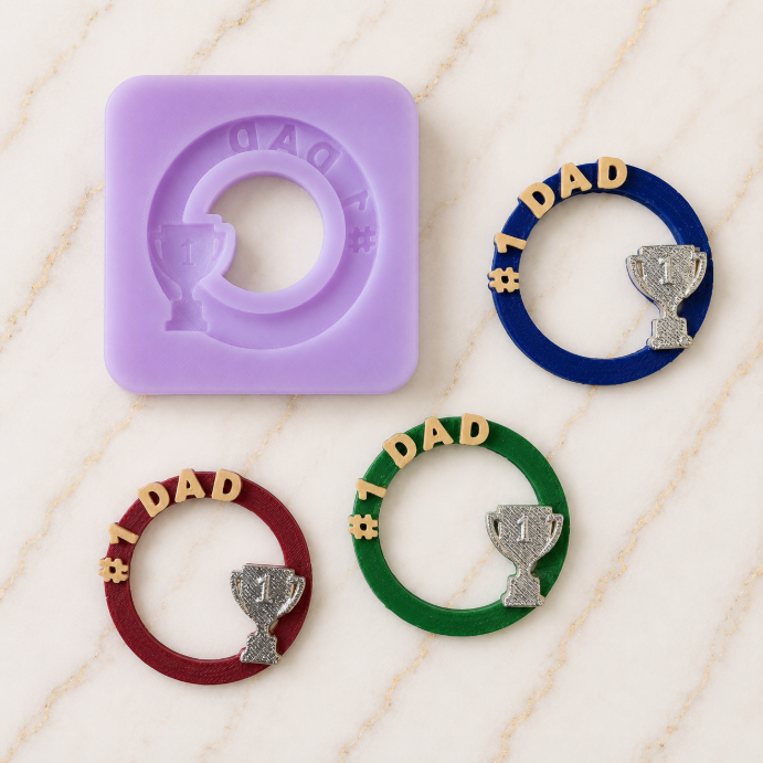 Trophy Dad Silicone Mold 2