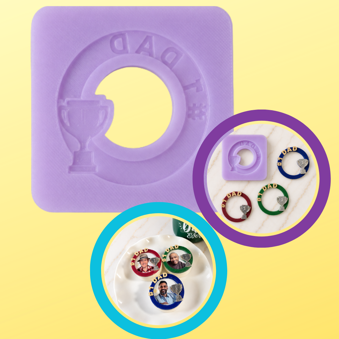 Trophy Dad Silicone Mold 