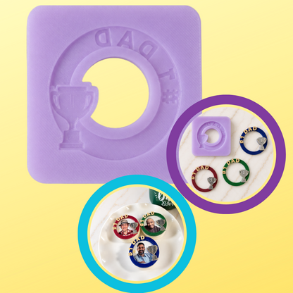Trophy Dad Silicone Mold 